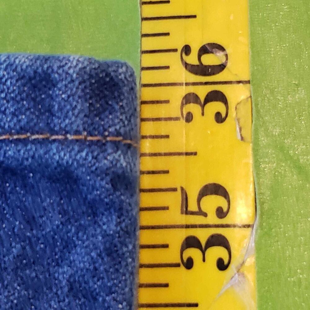 Wrangler Jeans Men’s Size 38x36 Tall Straight Leg Blue Rodeo Leather Patch 38 - Picture 8 of 11